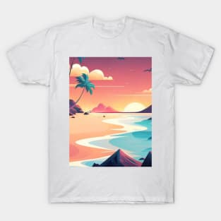 Beach, Tropical ocean T-Shirt